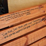 17-Park Bench Guest Book