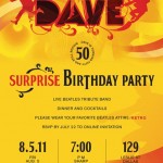 0-Beatles Birthday Party Invitation