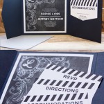 Black & White Wedding Invitation