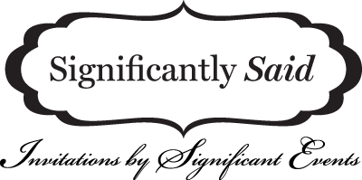 Significalntly Said: Invitations by Significant Events