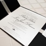 1-Black & White Wedding Invitation