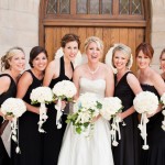 3-Wedding, Highland Park United Methodist Church, Black & White Wedding