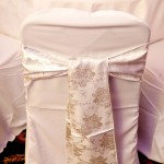 10-White & SIlver Chair Covers