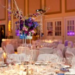 9-Gala, Adolphus Hotel, Blue & Purple Flowers