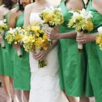 4-Yellow & Green Wedding, Yellow and Green Bouquets