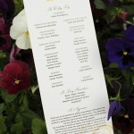 2-Brown and Gold Wedding Program