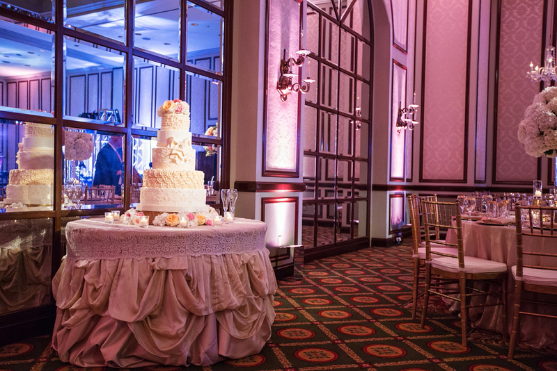 Wedding Planner Book 45 Blush Ivory Wedding Cake Adolphus Wedding - Wedding Planner Book