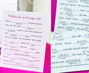 Mad Libs Guest Book