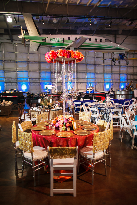 10 India Centerpiece Frontiers of Flight Museum Charity Gala