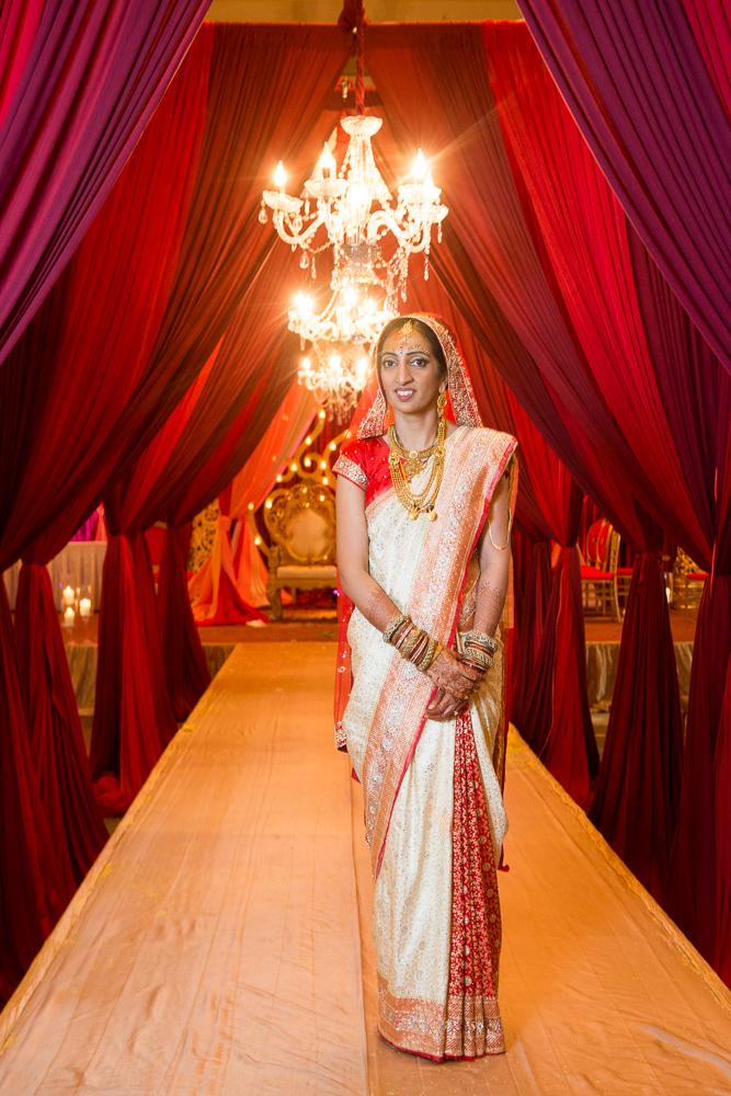 38 Red Magenta Gold Mandap Indian Wedding