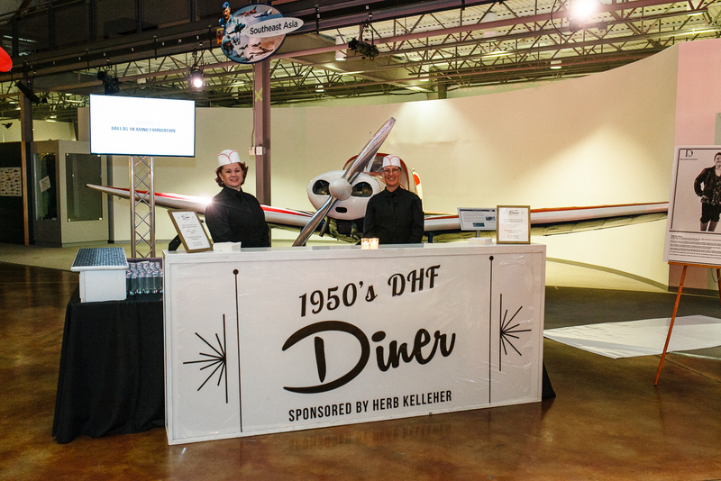 28 1950s Diner Station Frontiers of Flight Charity Gala
