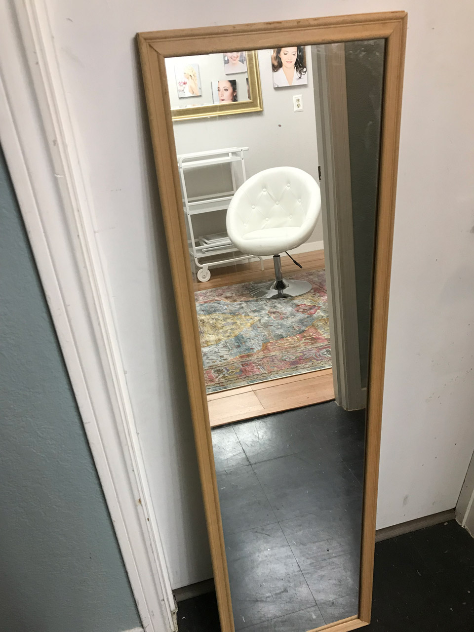 Mirrors for hair and makeup. $10.00