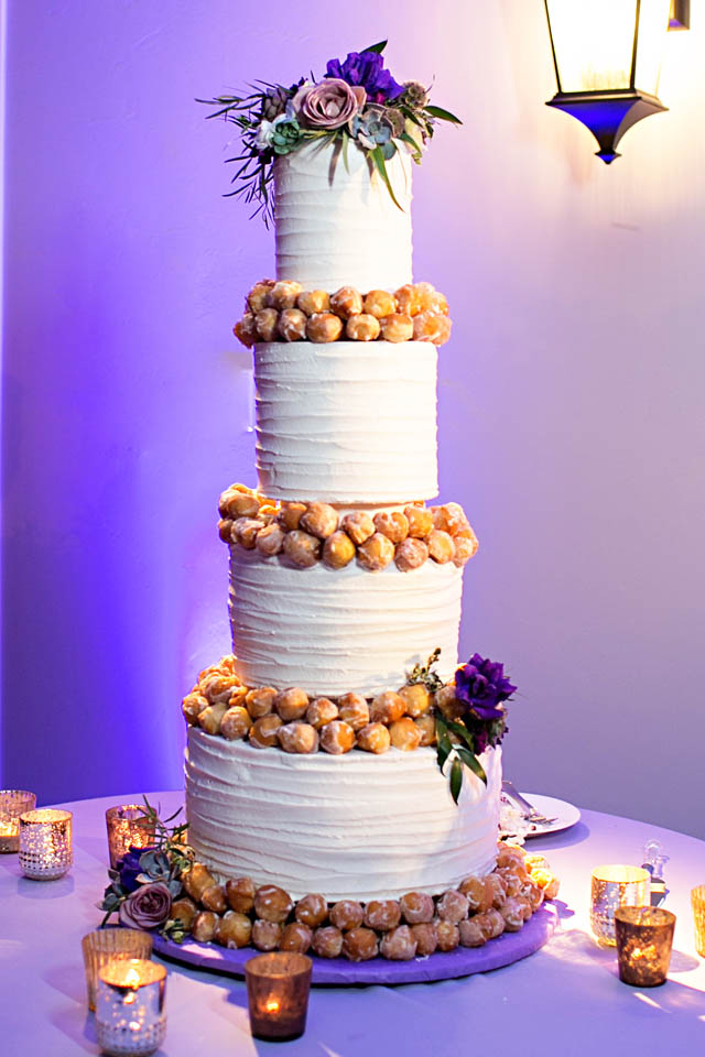 44 Donut Hole Wedding Cake