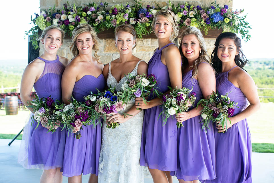 7 Dove Ridge Vineyards Wedding Purple Green Wedding