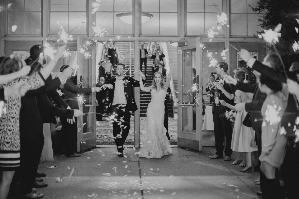 100 Sparkler Send Off Union Station Wedding