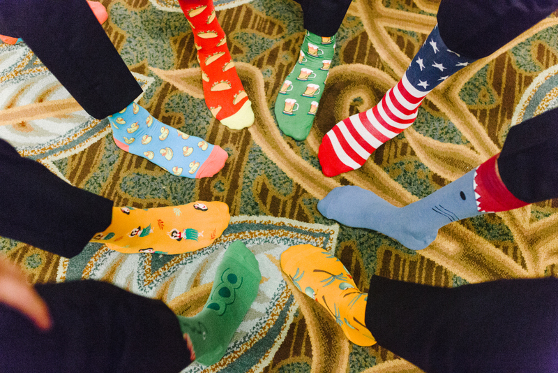 9 Colorful Groomsmen Socks