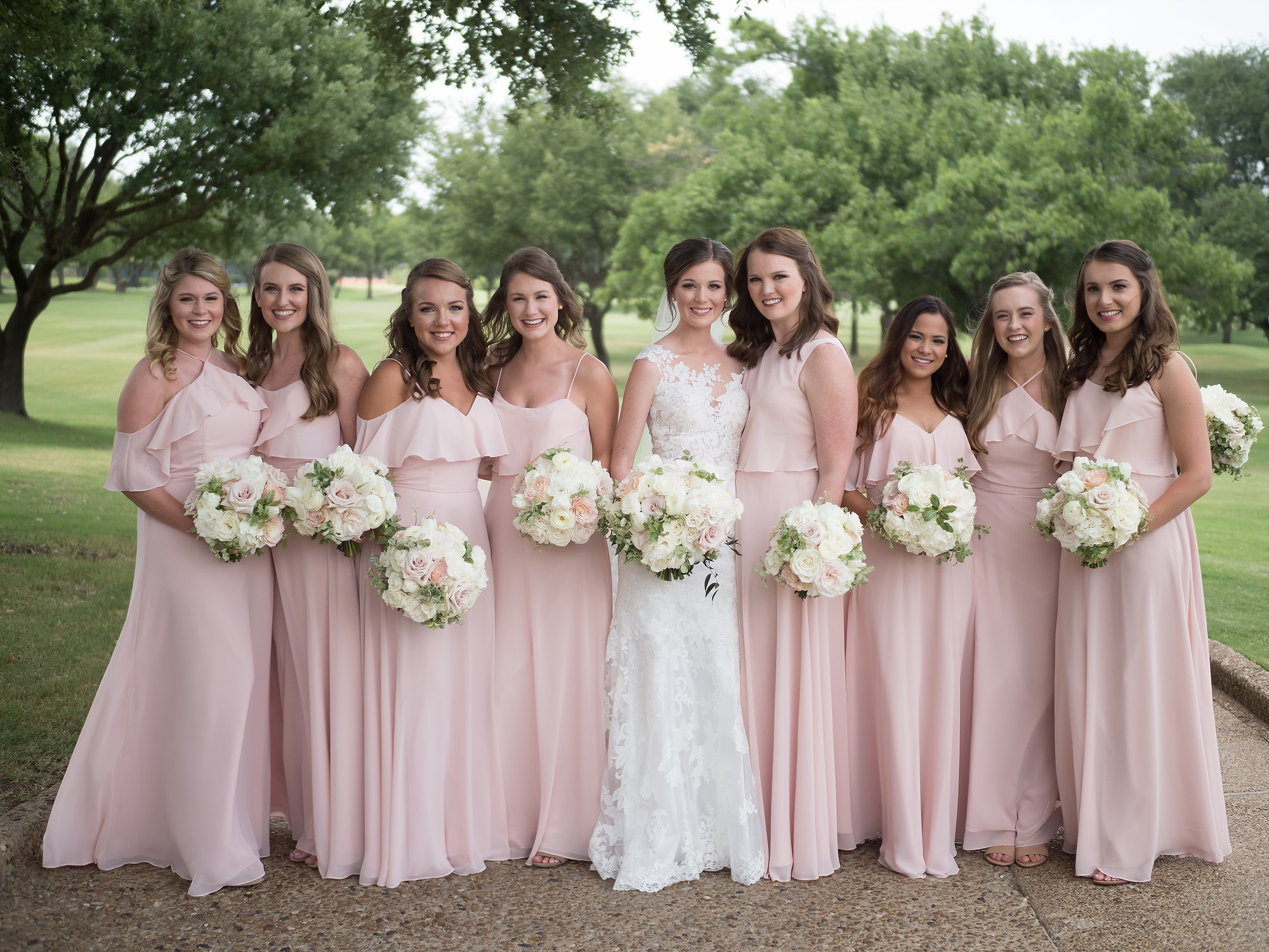 19 Pink White Wedding