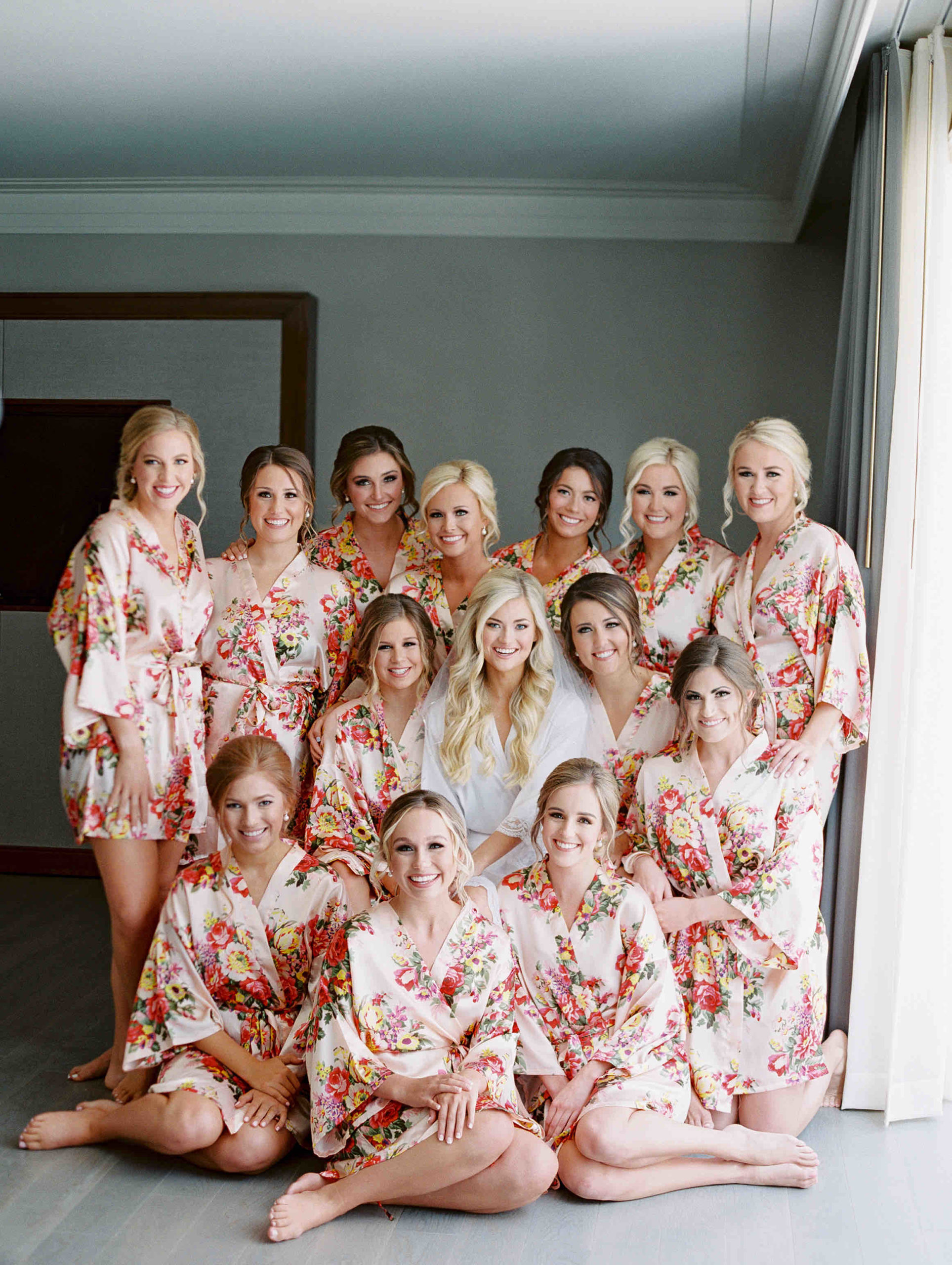 7 Floral Bridesmaids Robes scaled