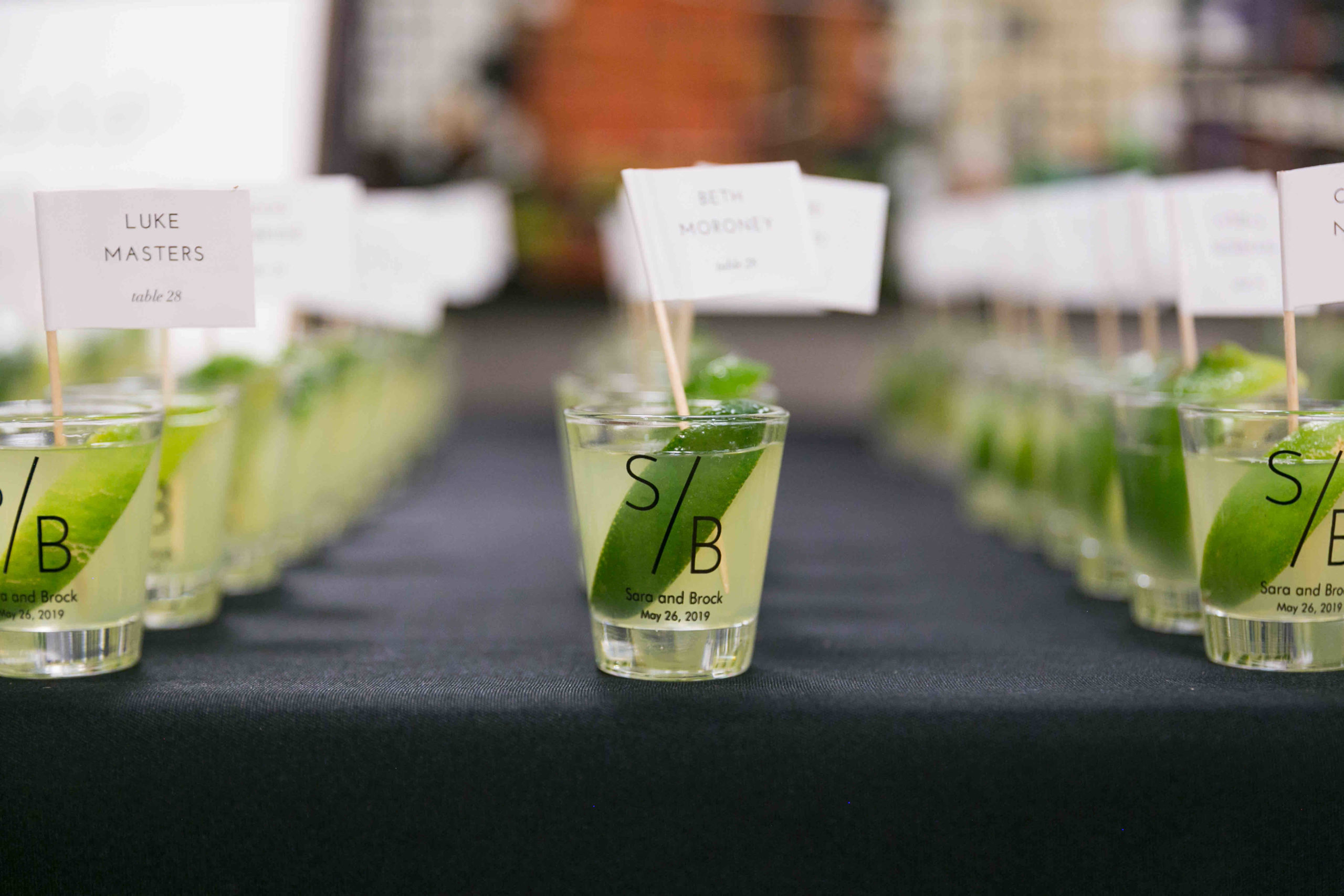 40 Shot Glass Escort Cards scaled