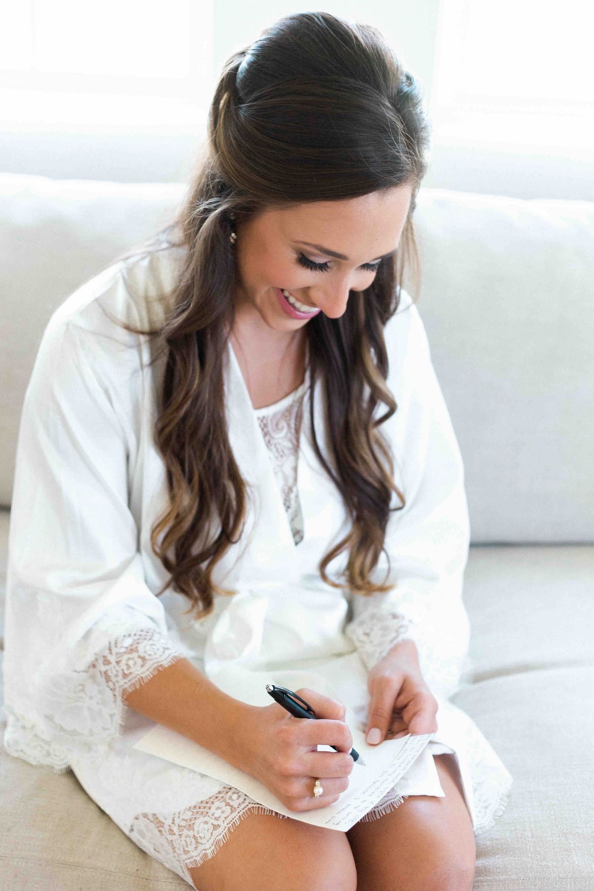 4 Bride Writing Letter