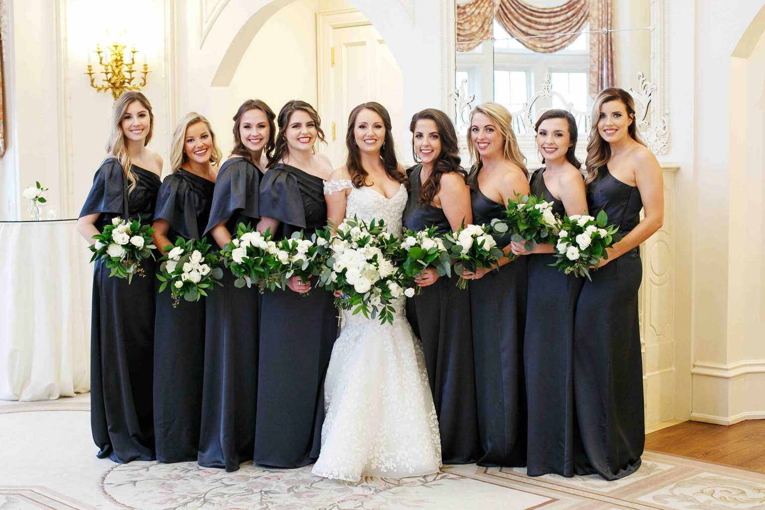 18A Navy Bridesmaids Dresses scaled